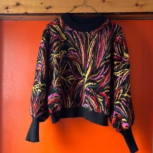 Funky FARM Rio cropped wool sweater